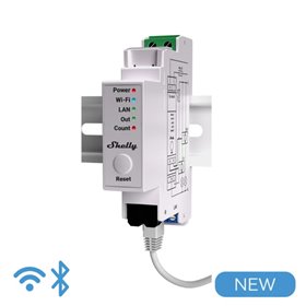 Shelly Pro EM 50A - Contatore energ. intel. DIN + 2 pinze50A