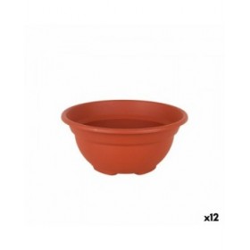 Vaso Dem Greentime Rotonda Ciotola Marrone ø 20 x 9 cm (12 Unità)