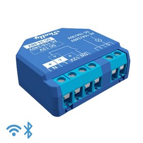 Shelly Plus 1 - Smart Relay contatto pulito 16A  AC/DC WiFi/BT