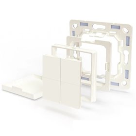 Shelly BLU Wall Switch 4 (+Legrand adapter) -Pulsante a muro Bluetooh 4 tasti