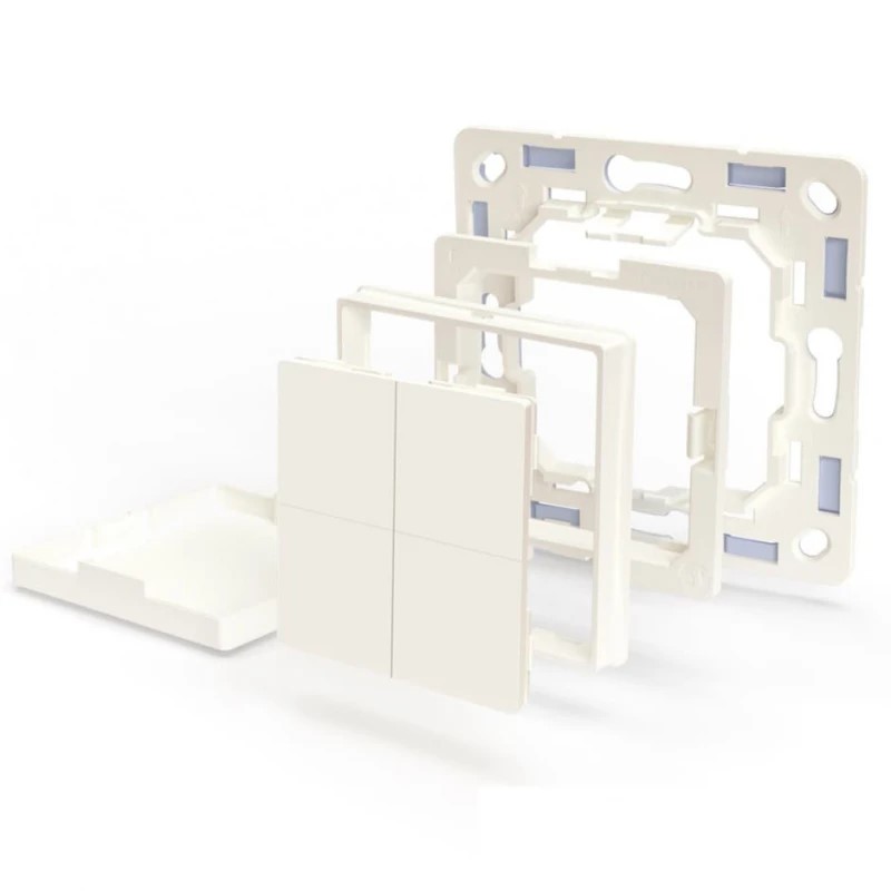 Shelly BLU Wall Switch 4 (+Legrand adapter) -Pulsante a muro Bluetooh 4 tasti