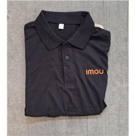 IMOU Maglietta Polo nera 1pz