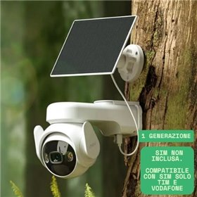 Imou Kit Telecamera Cell PT 4G 1Gen a batteria 2K 3Mp OUTDOOR 360Â°+ pannello sol