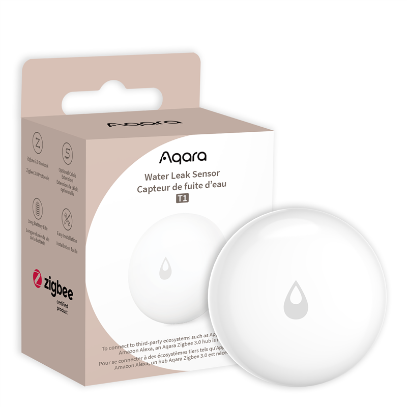 Aqara Sensore Perdite d'Acqua T1 Zigbee