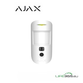 Ajax MotionCam con foto su richiesta (PhOD Jeweller) bianco