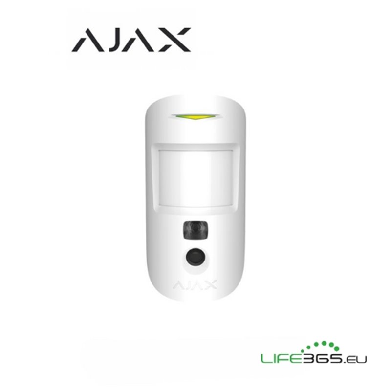 Ajax MotionCam con foto su richiesta (PhOD Jeweller) bianco