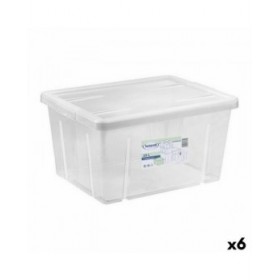 Scatola portaoggetti con coperchio Tontarelli Linea box 47 x 36 x 24,5 cm (6 Unità)