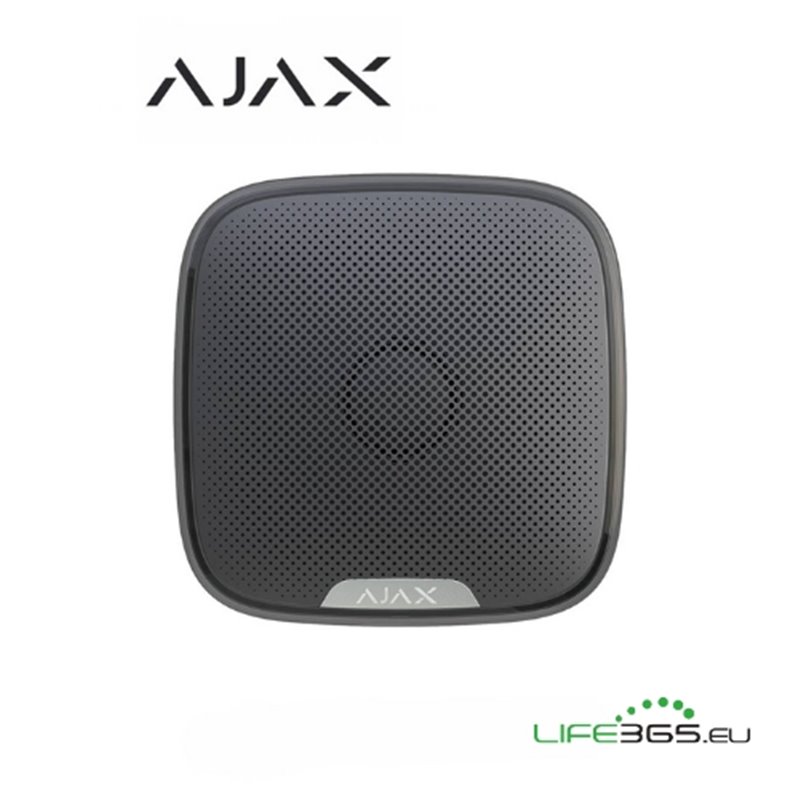 Ajax Sirena da esterno (StreetSiren) nero