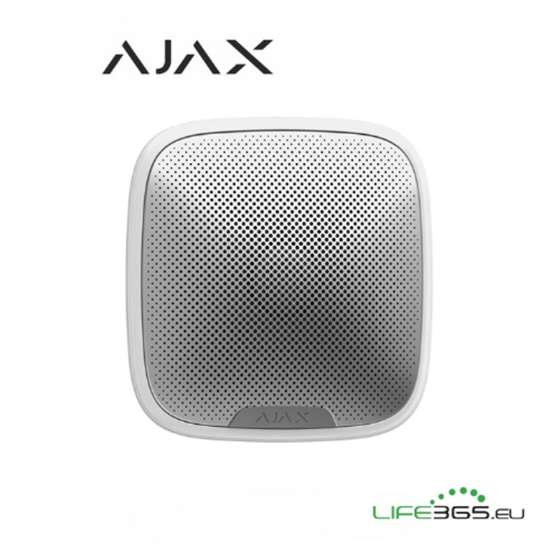 Ajax Sirena da esterno (StreetSiren) bianco