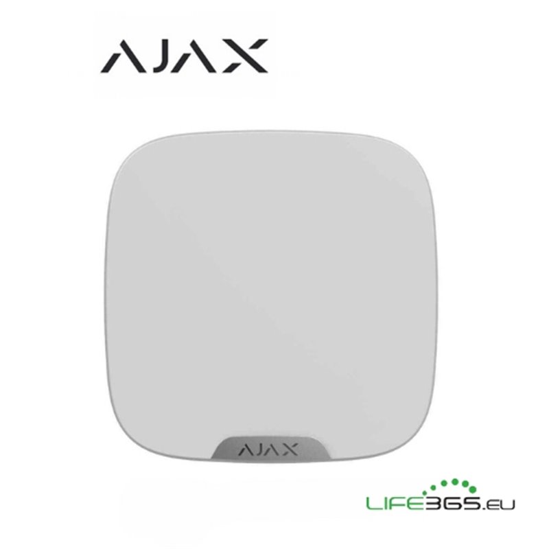 Ajax Sirena da esterno doppio pannello (StreetSiren DoubleDeck) bianco