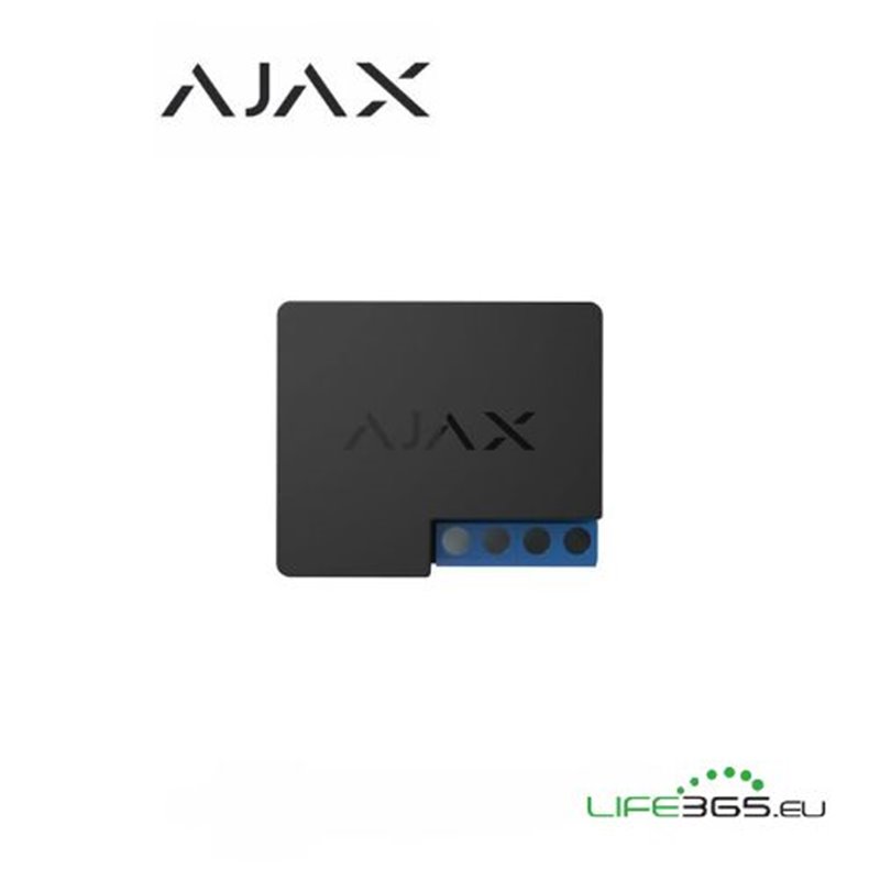 Ajax WallSwitch RelÃ¨ di potenza per controllo remoto alimentazione AC nero