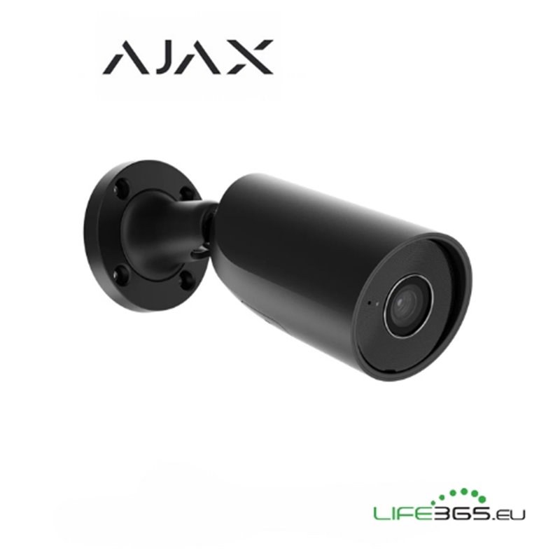Ajax Telecamera Bullet IP PoE (BulletCam) (5 Mp/2.8 mm) nero