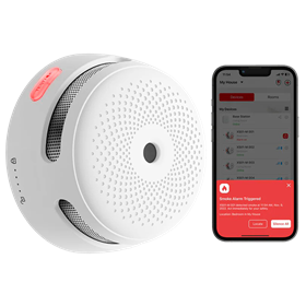 X-Sense Sensore Fumo Wi-Fi a batteria sostituibile