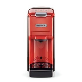 Ariete 1304/1 Macchina da caffè a cassetti, 1350W, Capacità serbatoio 0,7L, Pressione 19 bar, 3 tipologie di cassetto, Cialde e 