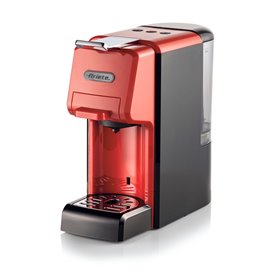 Ariete 1304/1 Macchina da caffè a cassetti, 1350W, Capacità serbatoio 0,7L, Pressione 19 bar, 3 tipologie di cassetto, Cialde e 