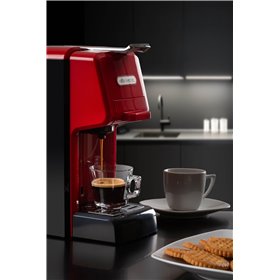 Ariete 1304/1 Macchina da caffè a cassetti, 1350W, Capacità serbatoio 0,7L, Pressione 19 bar, 3 tipologie di cassetto, Cialde e 