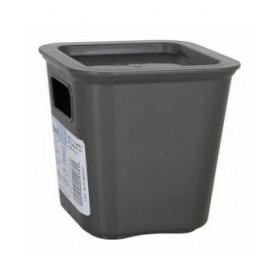 Scatola portaoggetti Tontarelli Bella Grigio 11,4 x 11,4 x 11,2 cm (12 Unità)