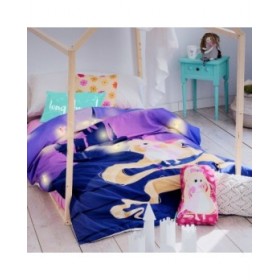 Set di copripiumino HappyFriday Mr Fox Long braid  Multicolore Singolo 2 Pezzi
