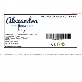 Ingresso con Cassetti Alexandra House Living Dorato Legno MDF 41 x 78 x 120 cm