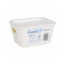 Scatola portaoggetti con coperchio Bella Antracite 13,9 x 11,4 x 7,2 cm (12 Unità)