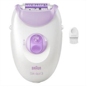Braun Epilatore Elettrico Silk-épil 3 SE3000 Viola/Bianco - 