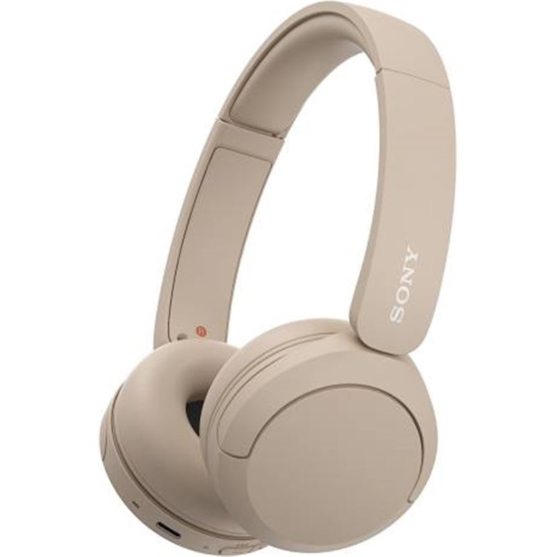 Sony Cuffie Wir/BT Mic WH-CH520C Beige - WHCH520C.CE7