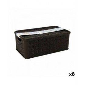 Scatola portaoggetti con coperchio Tontarelli Arianna 29,5 x 16,5 x 11 cm (8 Unità)