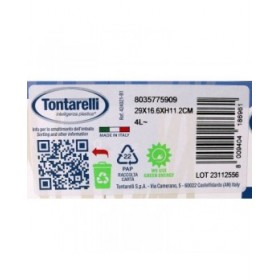 Scatola portaoggetti con coperchio Tontarelli Arianna 29,5 x 16,5 x 11 cm (8 Unità)