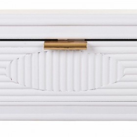 Comodino Alexandra House Living Dorato 39 x 67 x 47 cm