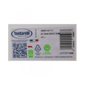 Cesto per i Panni Sporchi Tontarelli Cover line Con manici Plastica Bianco 62,5 x 44,5 x 27,5 cm (12 Unità)