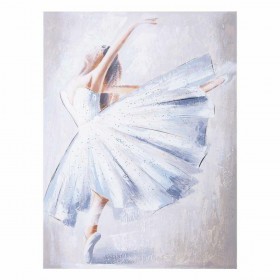 Quadro Alexandra House Living Tela Legno di abete 120 x 3 x 90 cm