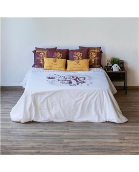 Ingresso Alexandra House Living Ferro Legno di abete Legno MDF 38 x 80 x 80 cm
