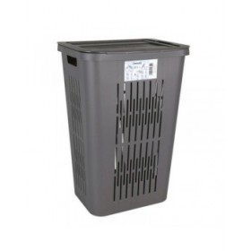 Cesto per i Panni Sporchi Inde Bella 60 L Grafite 40,5 x 33 x 59 cm (5 Unità)