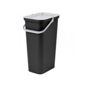 Secchio per Raccolta Differenziata Tontarelli Moda Bianco Nero 38 L (4 Unità)