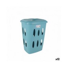Cesto per i Panni Sporchi Tontarelli Laundry Azzurro 41 x 33,2 x 54,5 cm (12 Unità)