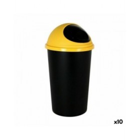 Secchio per la Spazzatura Tontarelli Small hoop Giallo Nero 25 L (10 Unità)