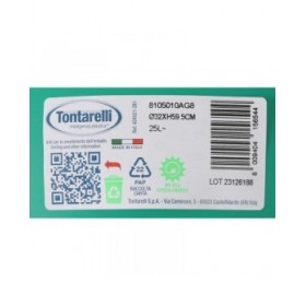 Secchio della spazzatura Tontarelli 85694 25 L