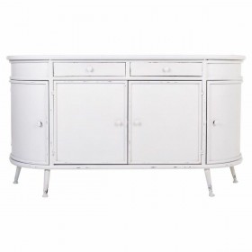 Credenza Alexandra House Living Bianco Ferro 40 x 80 x 150 cm
