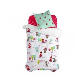 Federa HappyFriday Mr Fox Grandma Notebook Multicolore 80 x 80 cm