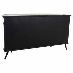 Credenza Alexandra House Living Nero Ferro 40 x 80 x 150 cm