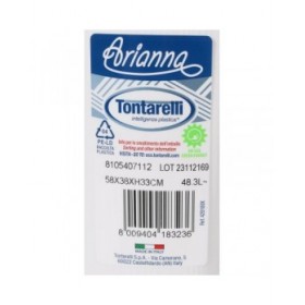 Cesto per i Panni Tontarelli Arianna Con coperchio Bianco 58 x 39 x 32 cm (6 Unità)