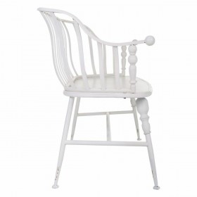 Panca Alexandra House Living Bianco Ferro 53 x 86 x 128 cm