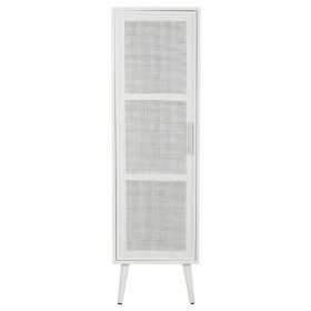 Armadio Alexandra House Living Argentato white wedding Bambù Legno MDF 37 x 139 x 40 cm