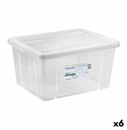 Comodino Alexandra House Living Bianco 36 x 71 x 42 cm