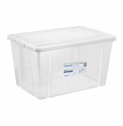 Cassettiera Alexandra House Living Bianco Bambù Legno MDF 36 x 100 x 42 cm