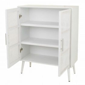 Armadio Alexandra House Living Argentato white wedding Bambù Legno MDF 37 x 101 x 80 cm
