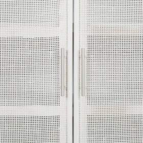 Armadio Alexandra House Living Argentato white wedding Bambù Legno MDF 37 x 101 x 80 cm