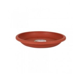 Piatto per Vaso Dem Squares Marrone 28 cm (6 Unità)