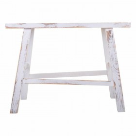 Panca Alexandra House Living Bianco Pino 25 x 50 x 70 cm