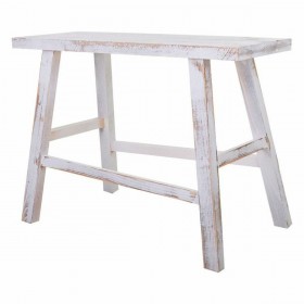 Panca Alexandra House Living Bianco Pino 25 x 50 x 70 cm